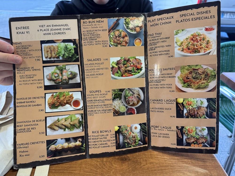 Emmanuel Viet An - Menu Image 1